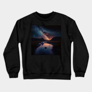 River at Night #2 Crewneck Sweatshirt